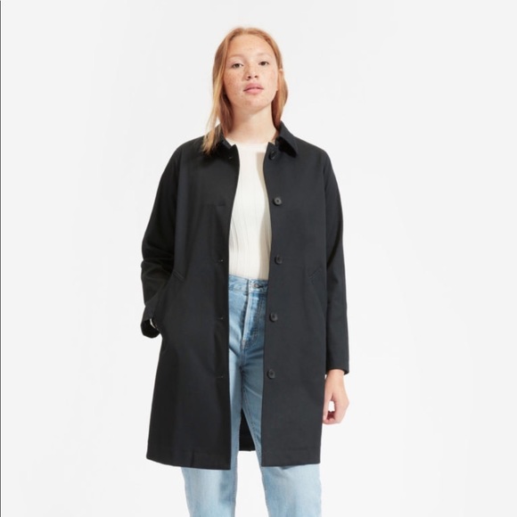 Everlane Jackets & Blazers - Everlane The Mac Coat. Black. Size 4
